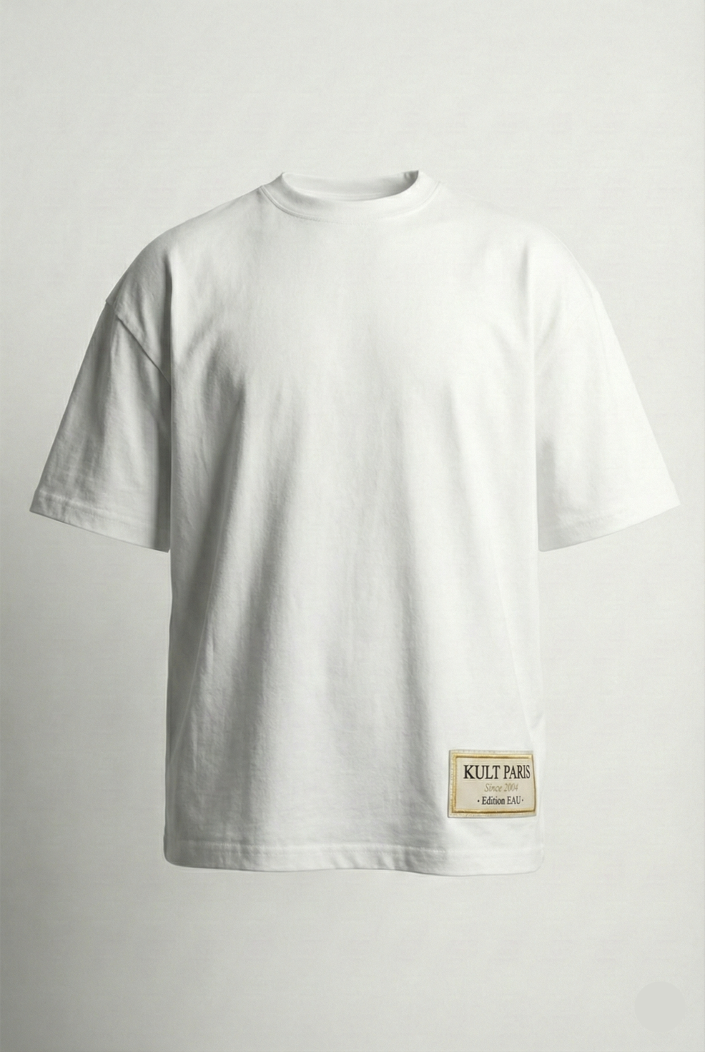 T-shirt Oversized Blanc 'Abu Dhabi Majesty' — Édition Limitée