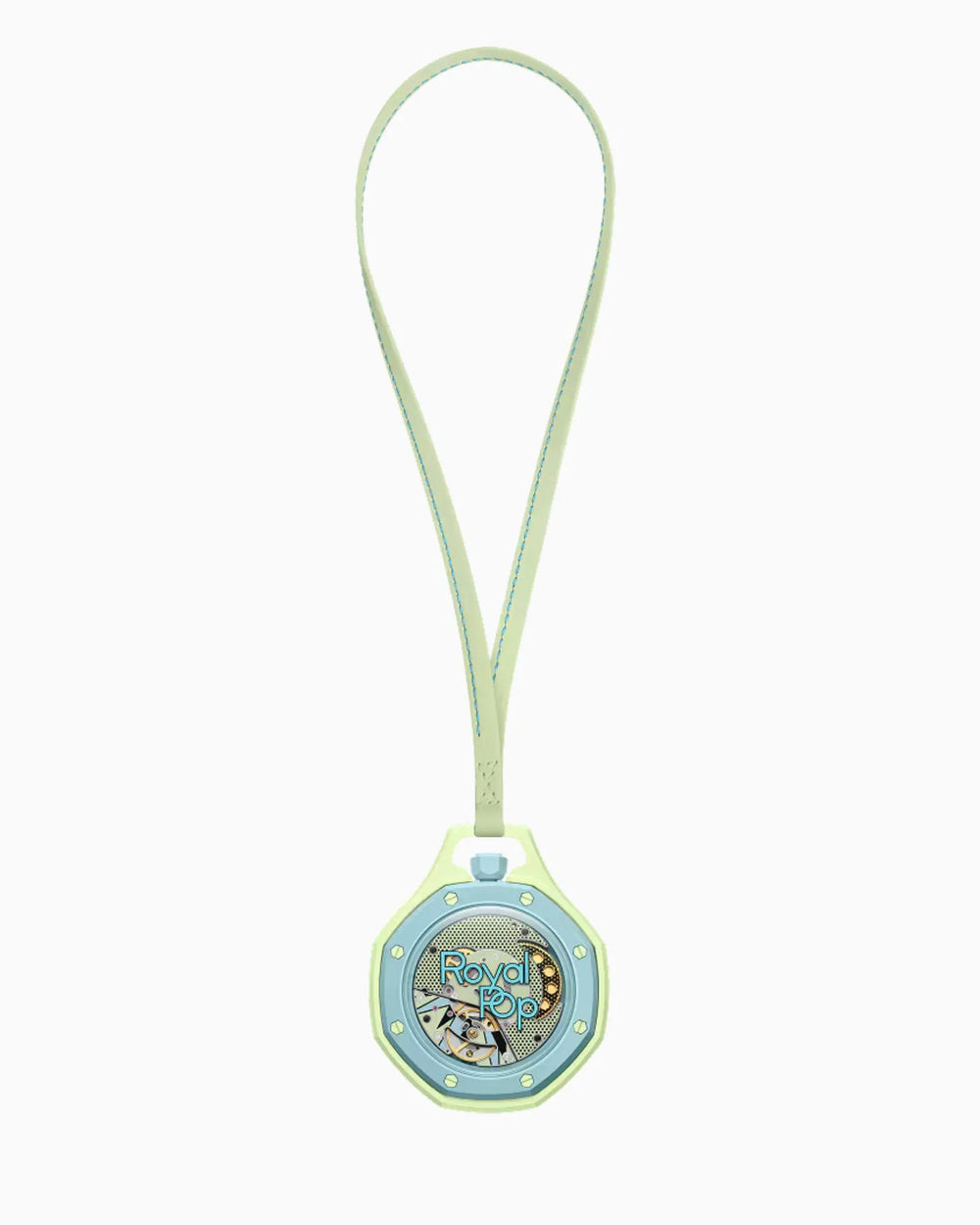 Montre Octogonale Cadran Bleu — Édition Pop