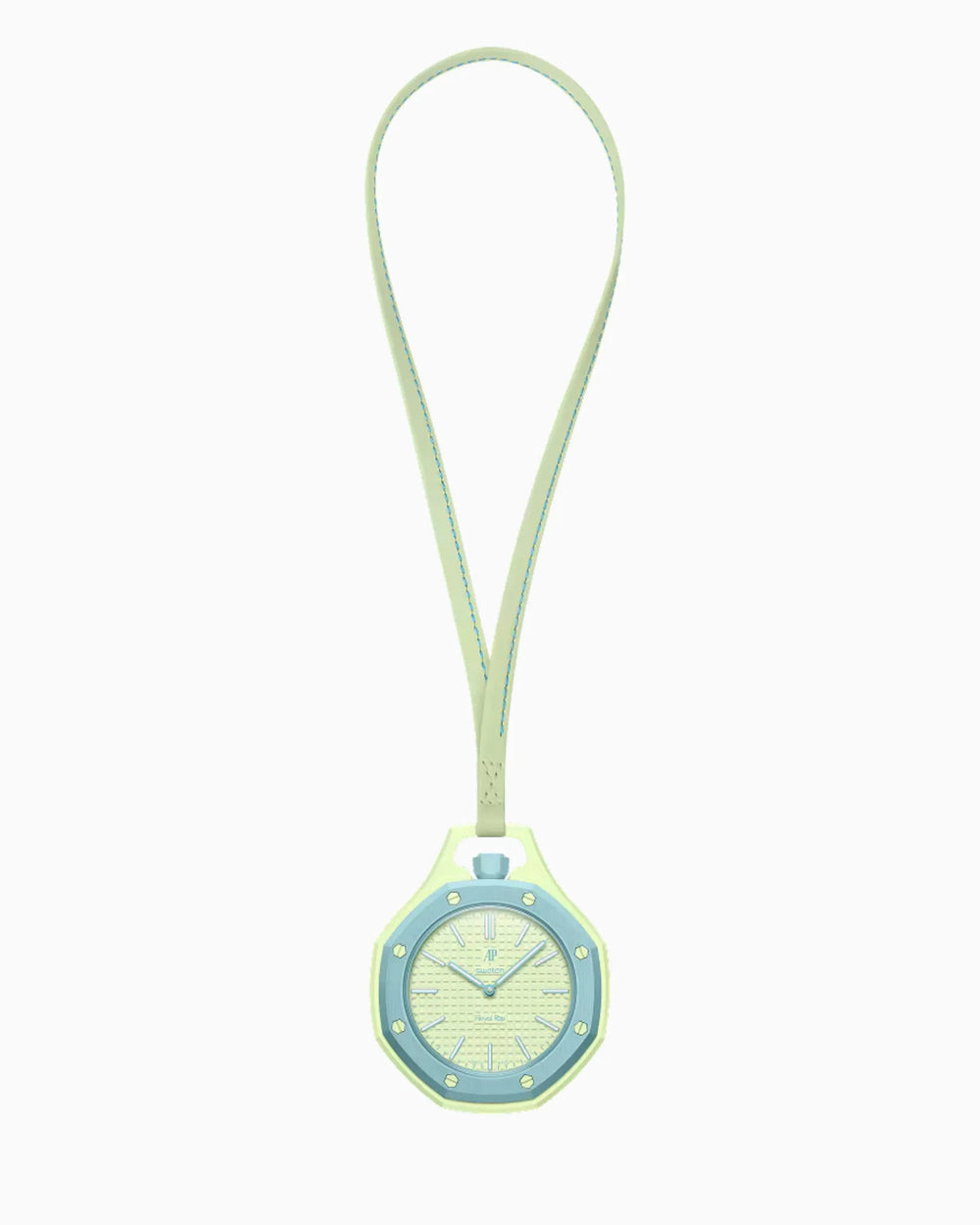 Montre Octogonale Cadran Bleu — Édition Pop