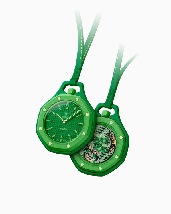 Montre Octogonale Cadran Vert 'Eight' — Édition Pop
