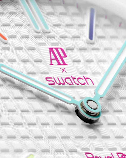AP x Swatch Royal Pop Huit Blanc