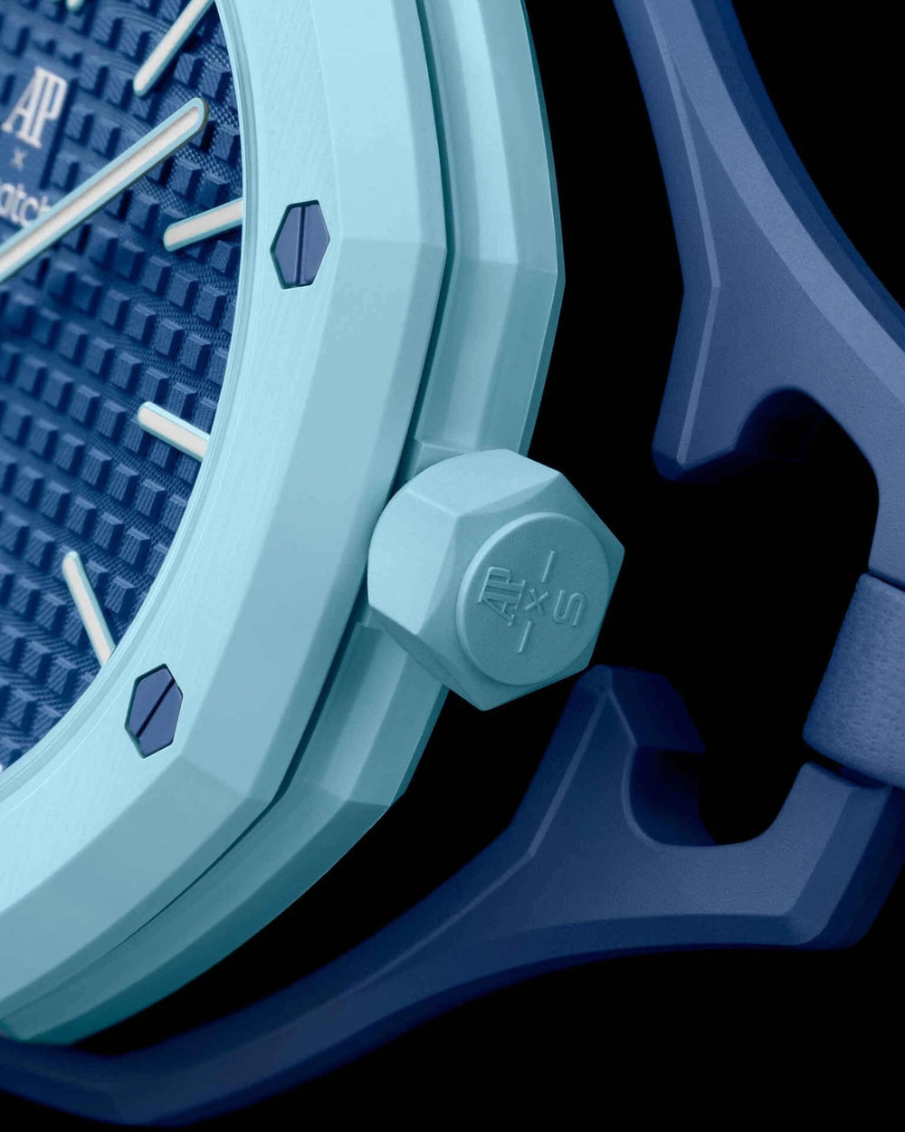 Montre Octogonale Cadran Bleu Ciel — Édition Pop