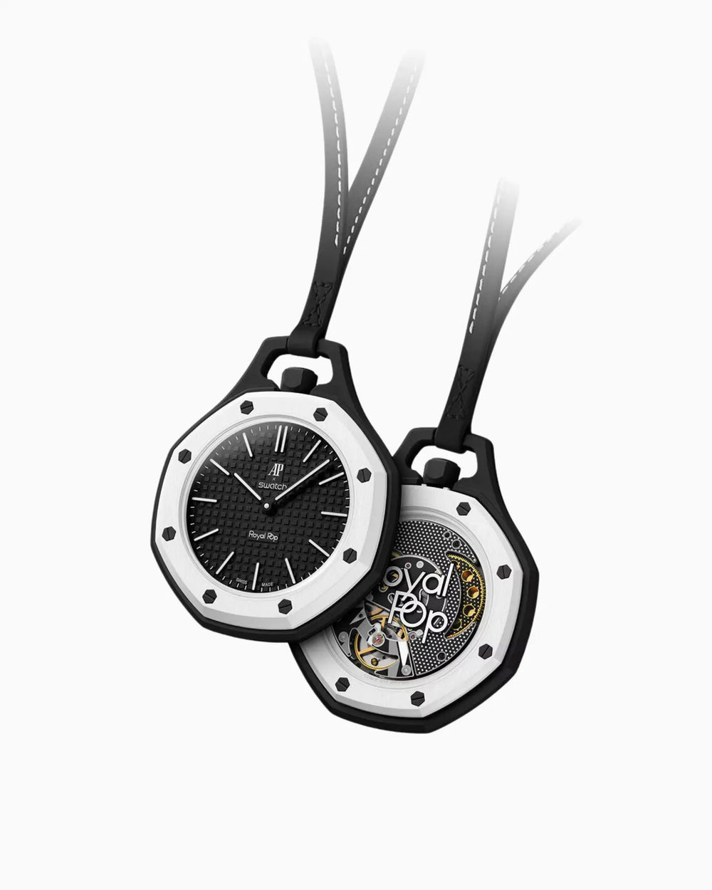 Montre Octogonale Cadran Noir — Édition Pop