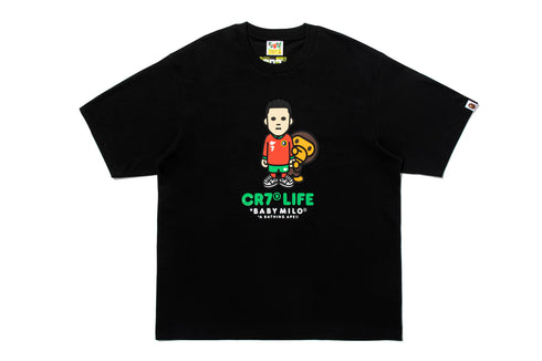 T-shirt BAPE® × CR7 LIFE BABY MILO RELAXED FIT TEE NOIR
