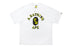 T-shirt BAPE® × CR7® LIFE COLLEGE RELAXED FIT TEE BLANC