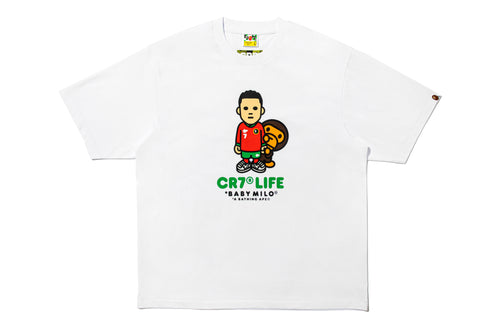 T-shirt BAPE® × CR7 LIFE BABY MILO RELAXED FIT TEE Blanc