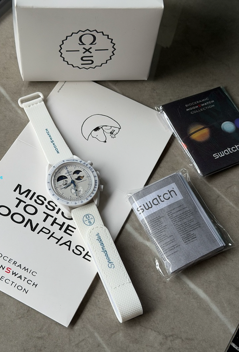 Swatch x Ome. Moonphase Gold Premium Edition
