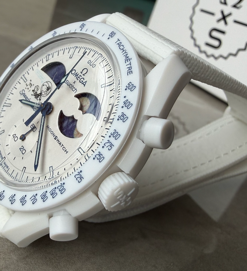 Swatch x Ome. Moonphase Gold Premium Edition