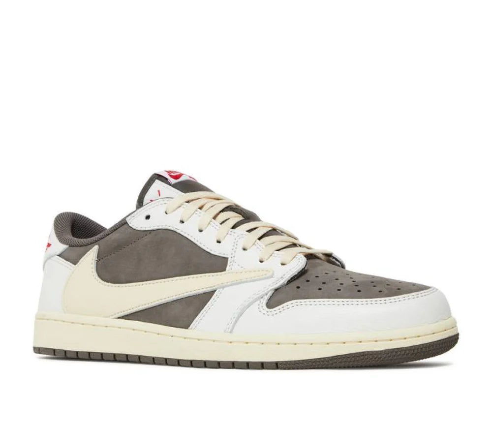 Sneakers Basses Daim Marron & Cuir Ivoire 'Reverse Mocha'