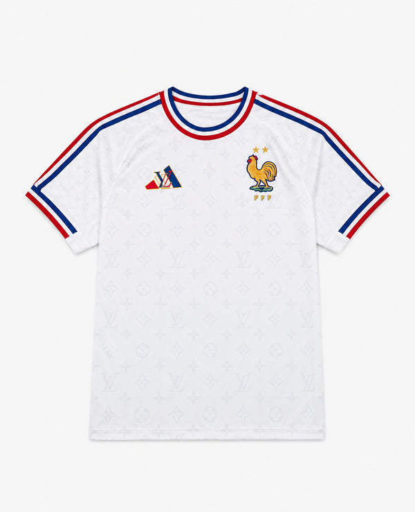 Maillot France Blanc – Édition Premium Monogramme