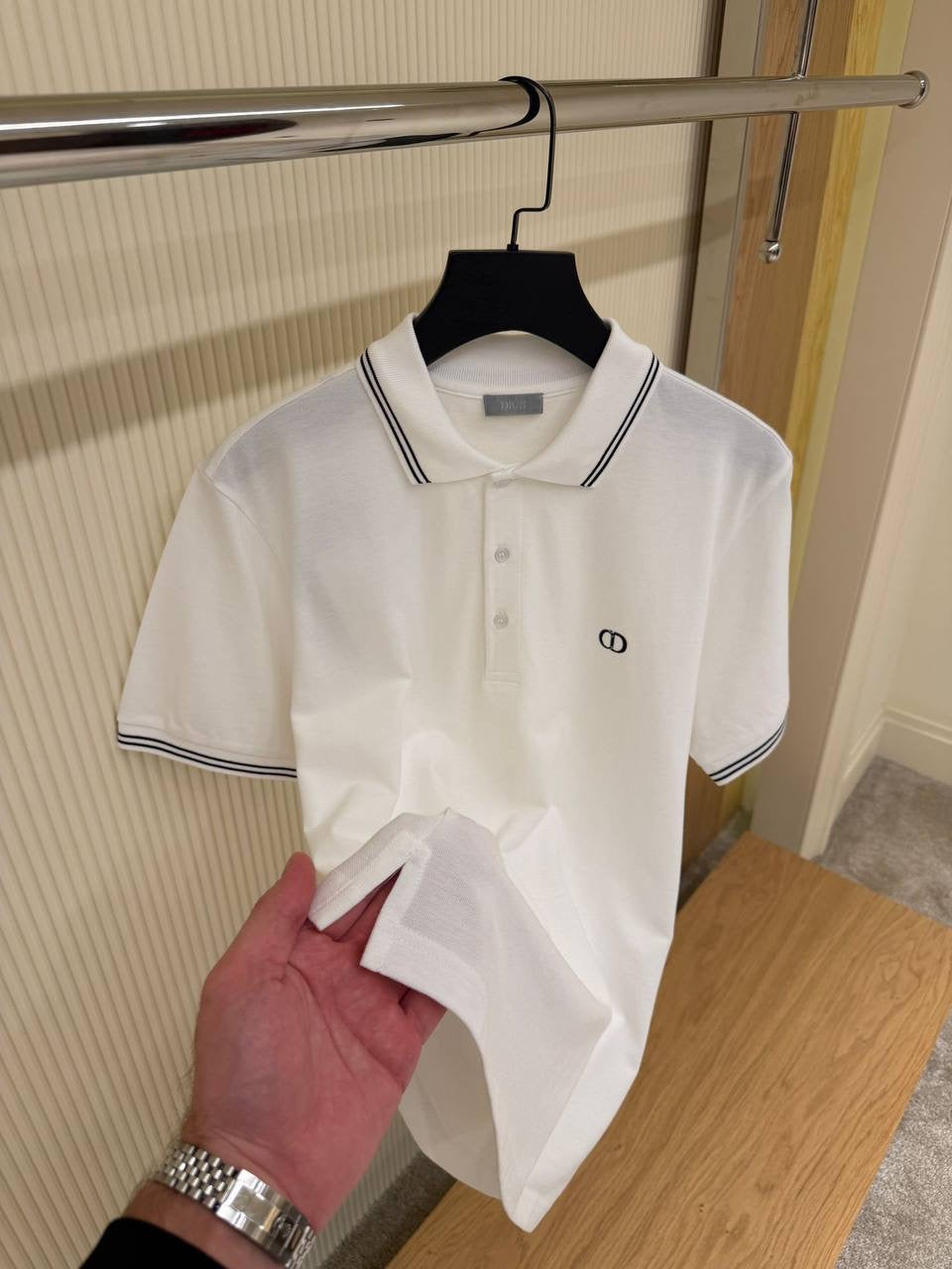 Polo Coton Piqué Brodé — Coupe Classique