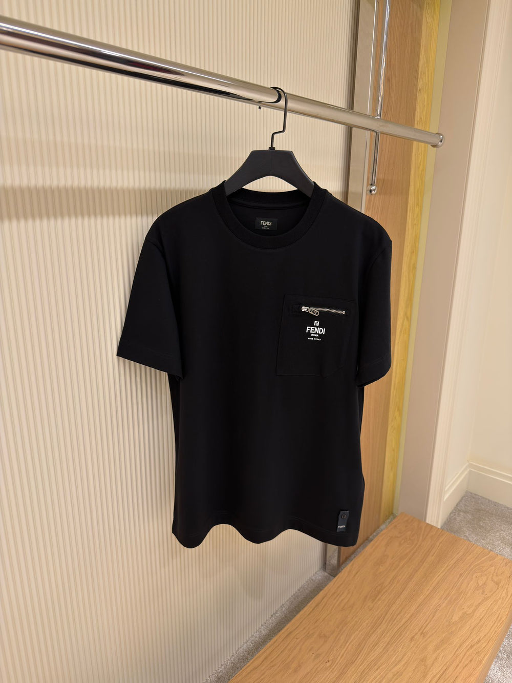 T-SHIRT WITH EMBROIDERED SIGNATURE