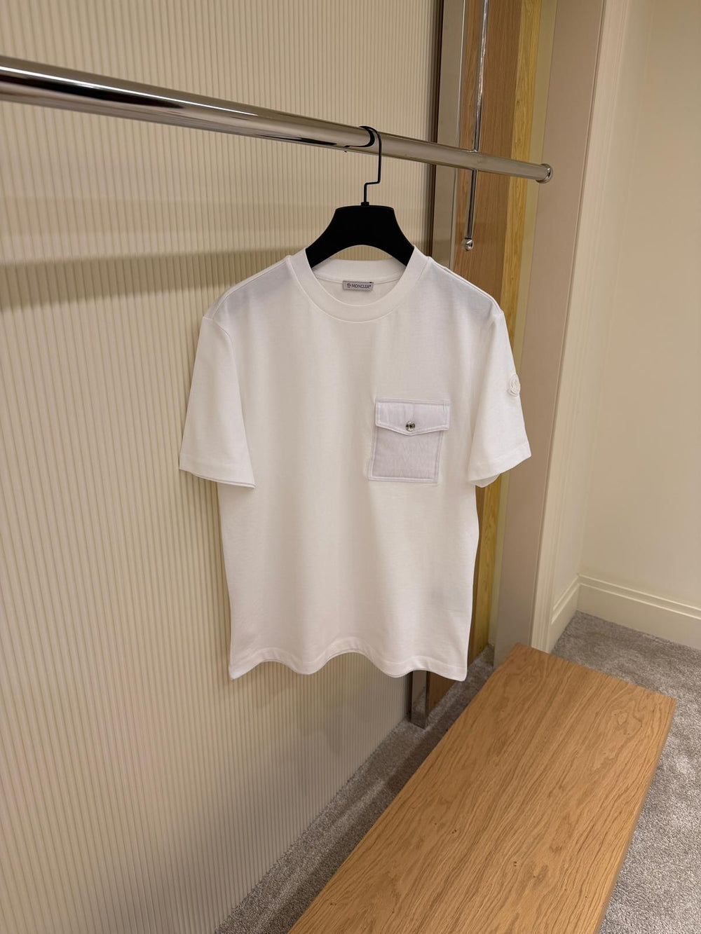 T-shirt Poche Poitrine & Logo — Coton Stretch