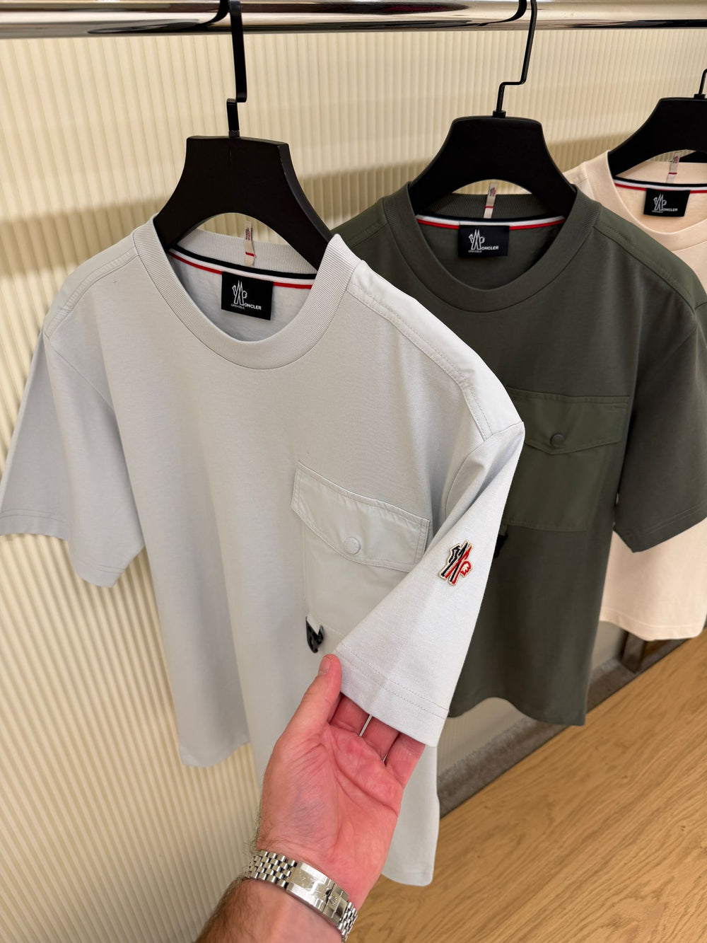 T-SHIRT WITH EMBROIDERED SIGNATURE