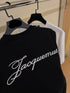 T-SHIRT WITH EMBROIDERED SIGNATURE