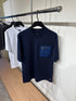 Camiseta con bolsillo y logo