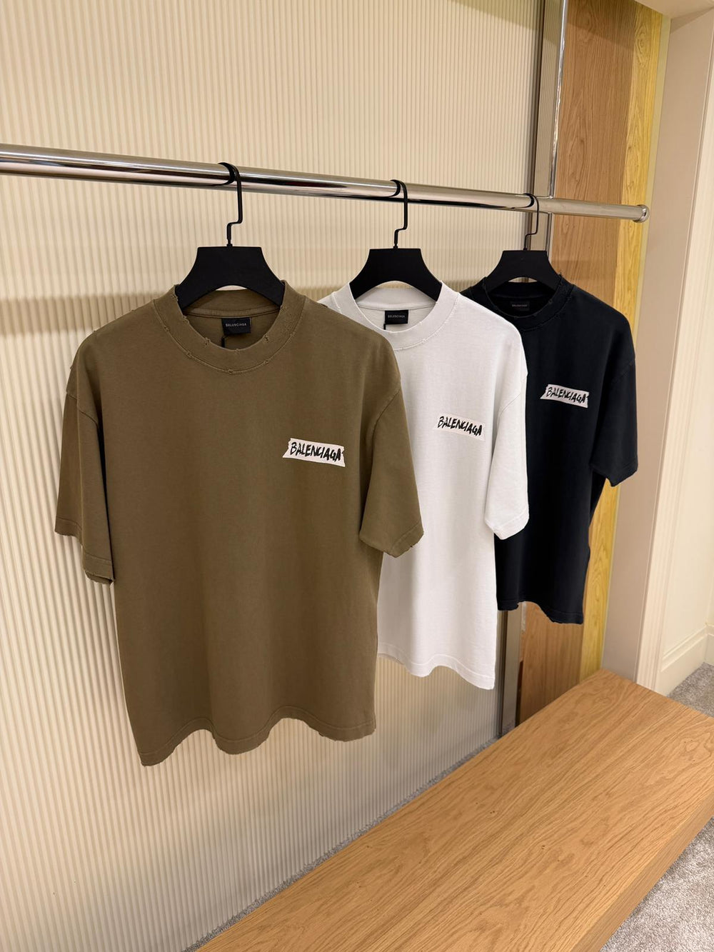 T-shirt Oversized Imprimé Logo — Coton Lavé