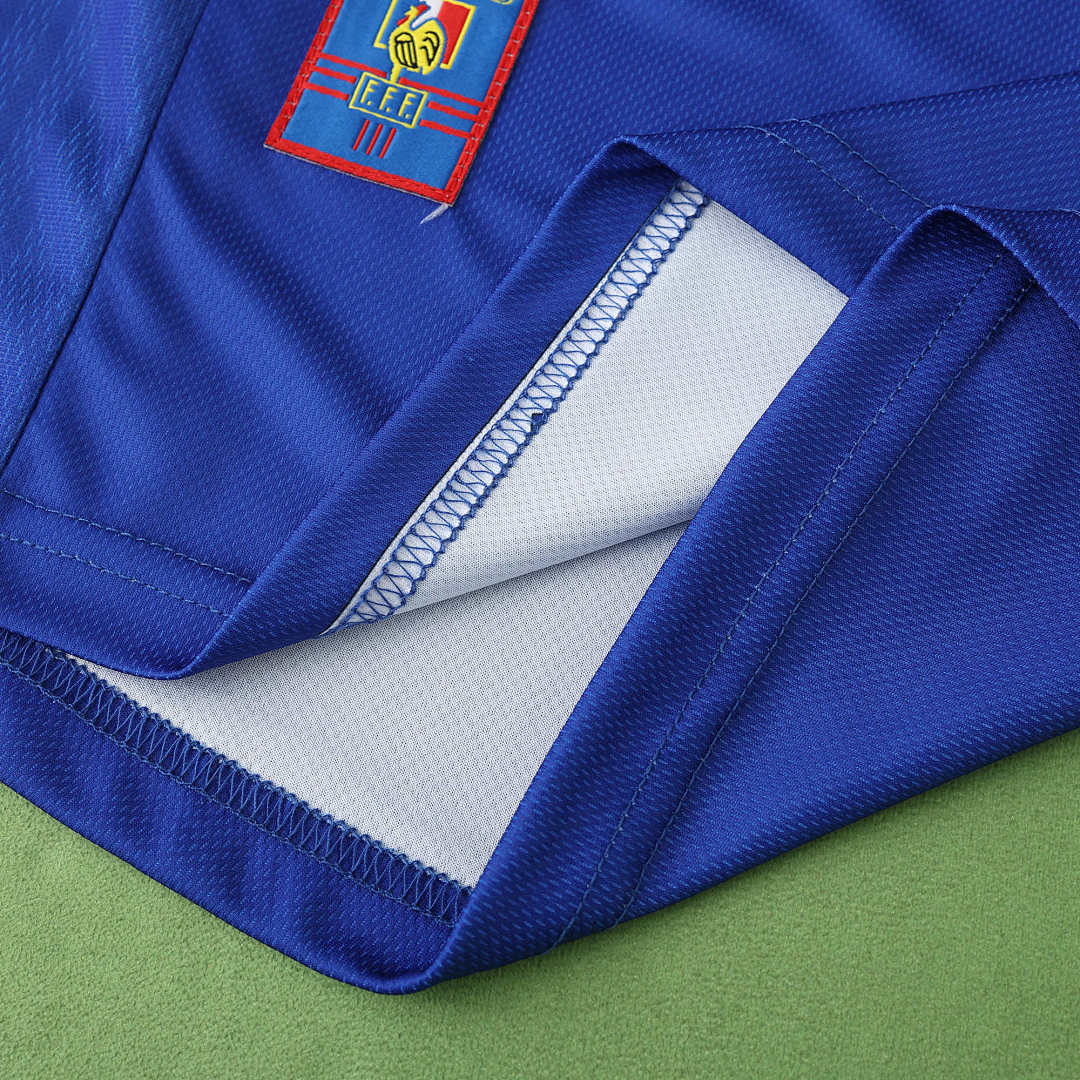 Maillot France 1998 Domicile Rétro — Édition Champions du Monde