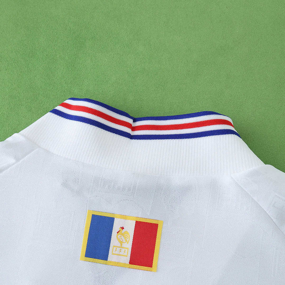 Maillot France 1996 Extérieur Rétro — Édition Euro 96