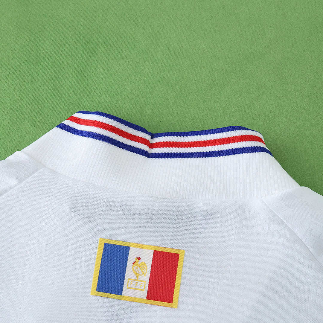 Maillot France 1996 Extérieur Rétro — Édition Euro 96