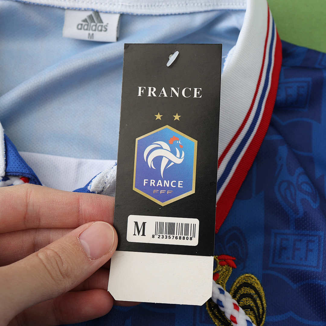 Maillot France 1996 Domicile Rétro — Édition Euro 96