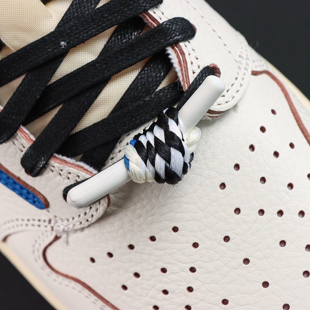 Travis Scott x Air Jordan 1 Retro Low OG SP Fragment Sail Military Blue