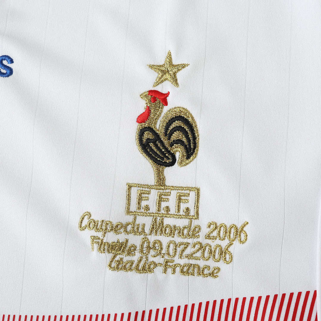 Maillot France 2006 Extérieur Rétro — Édition Finale Mondial