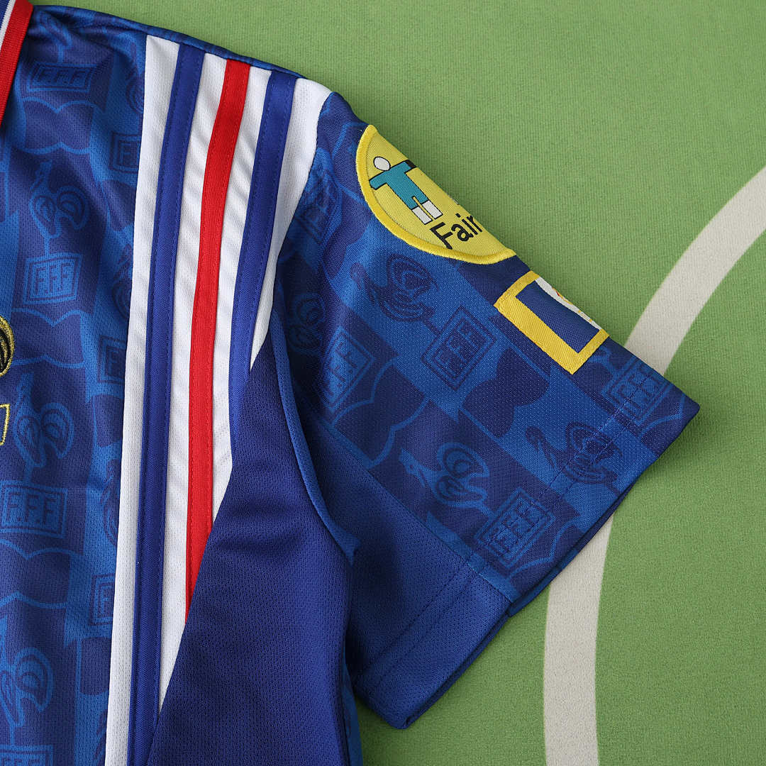 Maillot France 1996 Domicile Rétro — Édition Euro 96