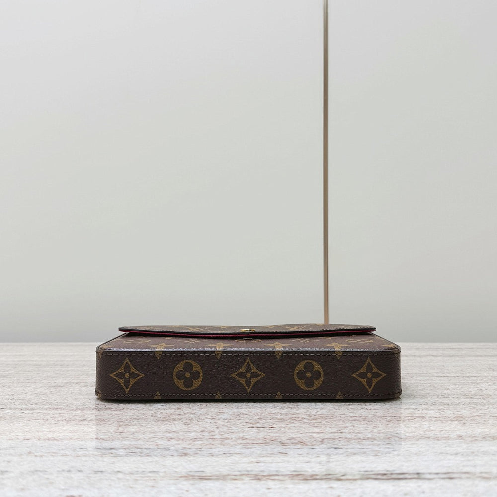 Pochette Toile Monogrammée — Porte-Main ou Épaule