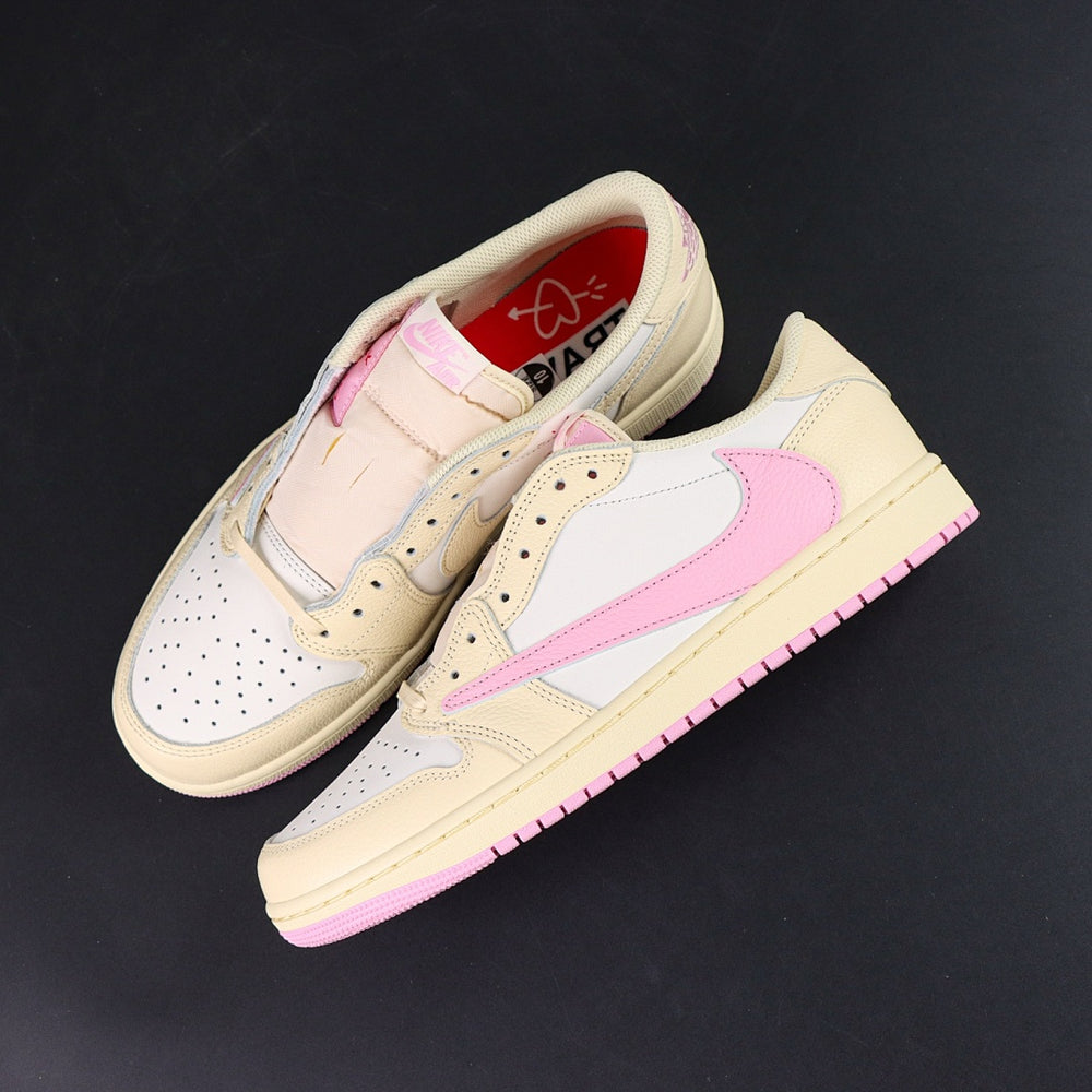 Travis Scott x Air Jordan 1 Low OG Shy Pink