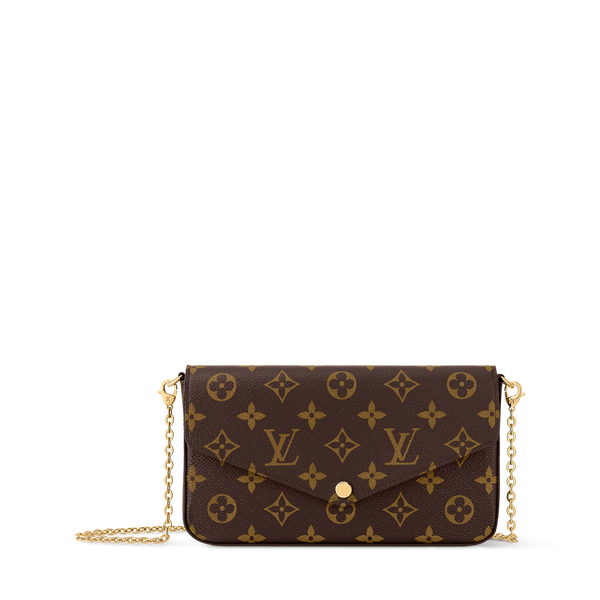 Pochette Toile Monogrammée — Porte-Main ou Épaule