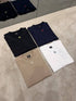 T-shirt Col Brodé FF