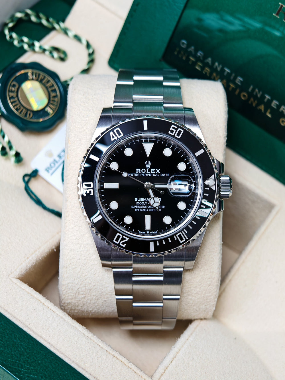 Montre de Plongée Automatique Noire 41 mm — Date