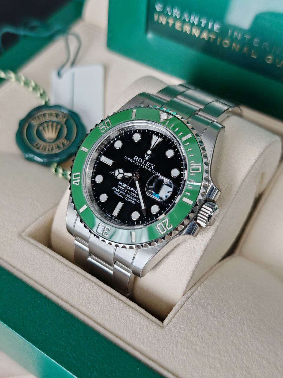 Montre de Plongée Automatique Cadran Vert 41 mm — Date