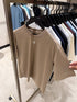T-shirt Col Brodé FF