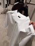 T-shirt Col Brodé FF