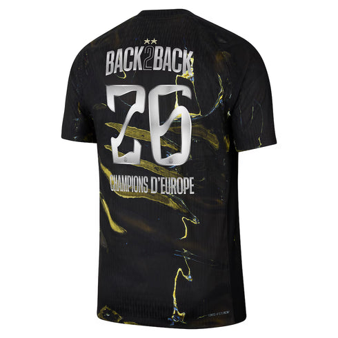 Maillot PSG Jordan Night Edition Match Dri-FIT ADV 25/26 - Flocage Champions of Europe - 26