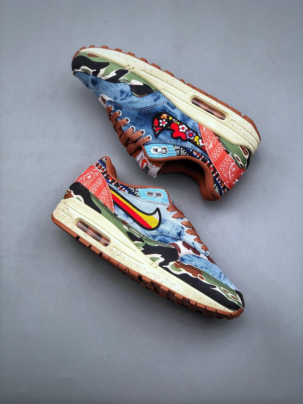 Nike Air Max 1 'Heavy Denim Floral' — vue 2