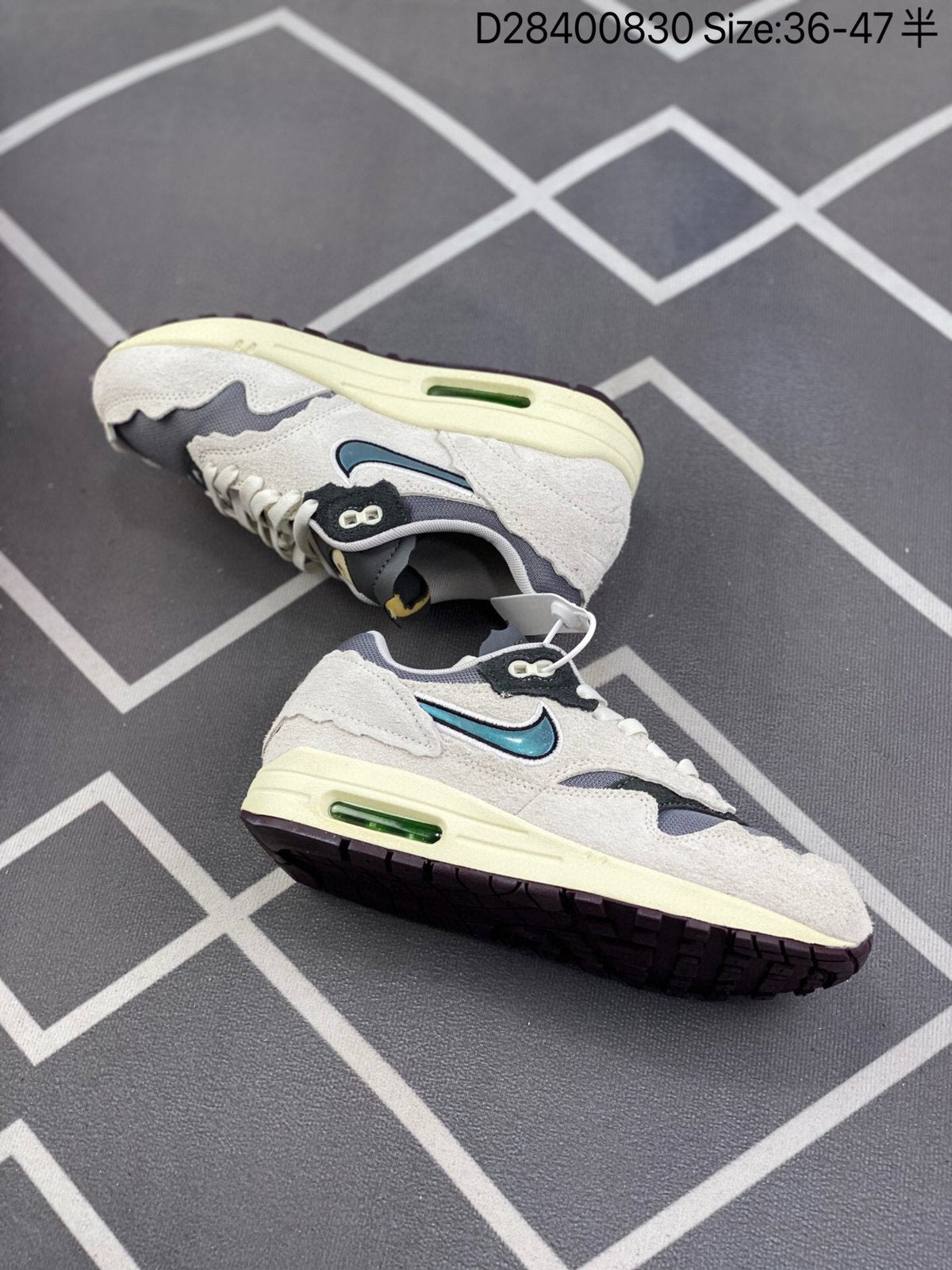 Nike Air Max 1 'Gris Crème Bleu'