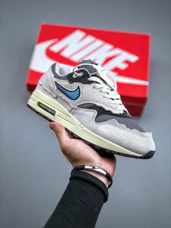 Nike Air Max 1 'Gris Crème Bleu' — vue 2