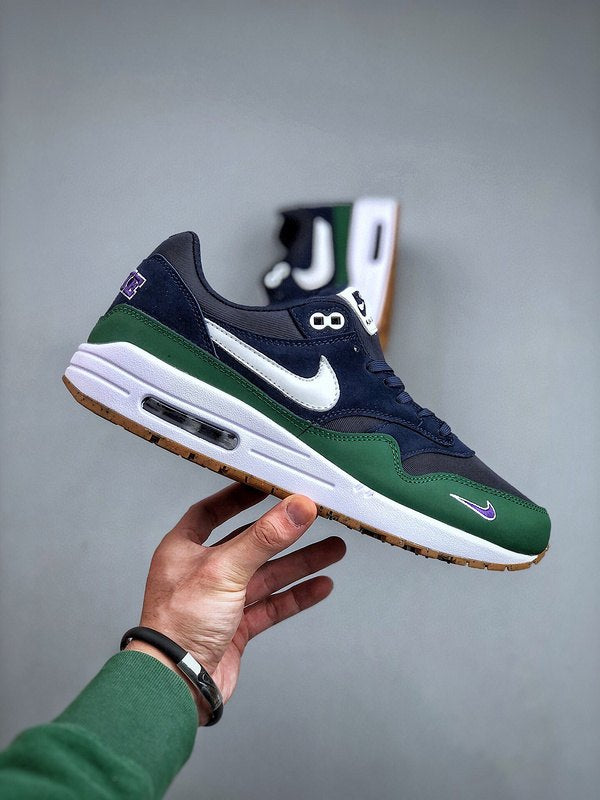 Nike Air Max 1 'Sketch Bleu Marine Vert' — vue 3
