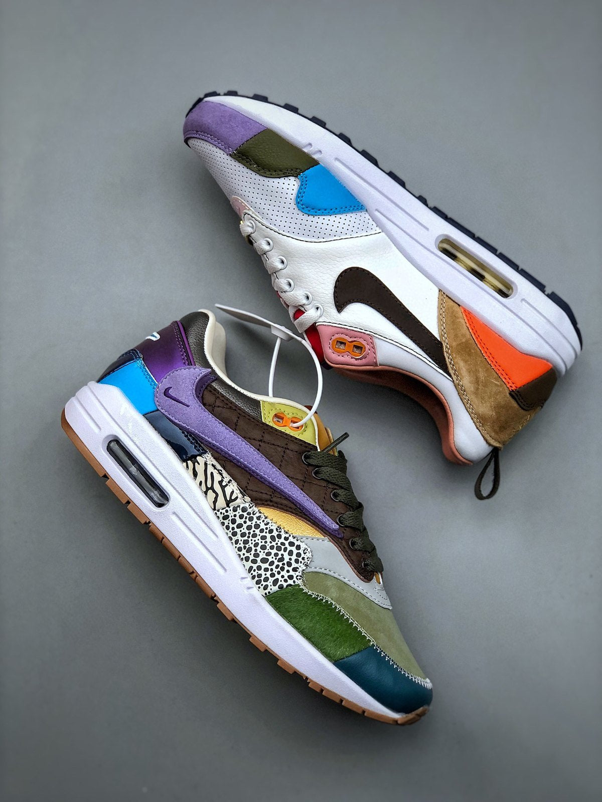 Nike Air Max 1 'Patchwork Violet' — vue 3