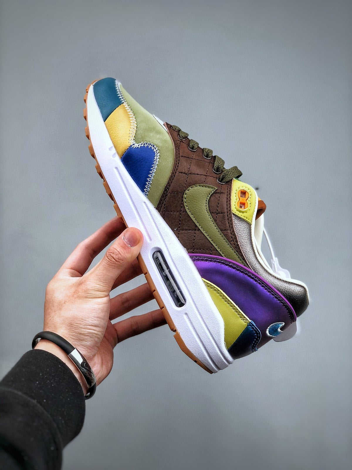 Nike Air Max 1 'Patchwork Violet' — vue 4