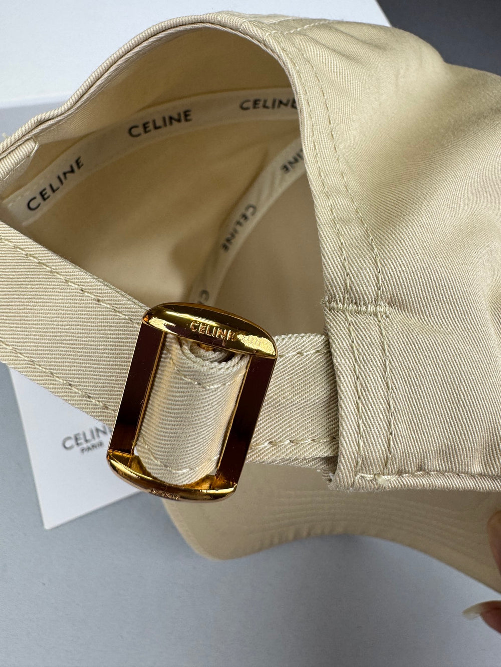 Casquette Céli. Beige