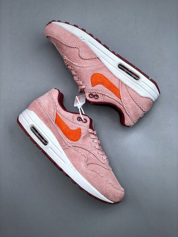 Nike Air Max 1 'Rose Orange Daim' — vue 2