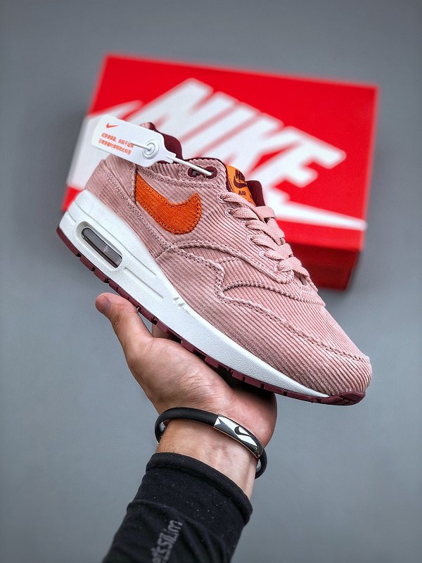 Nike Air Max 1 'Rose Orange Daim' — vue 4