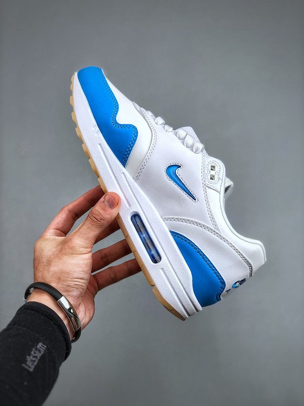 Nike Air Max 1 'Blanc Bleu Électrique'