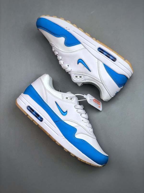 Nike Air Max 1 'Blanc Bleu Électrique' — vue 2