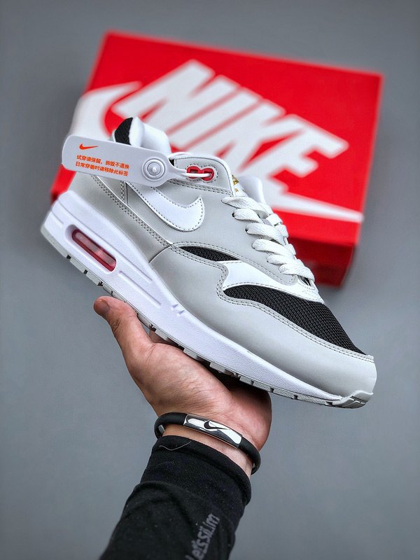 Nike Air Max 1 'Gris Noir Blanc' — vue 4