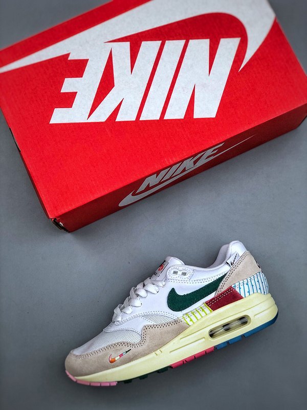 Nike Air Max 1 'Blanc Vert Crème' — vue 3